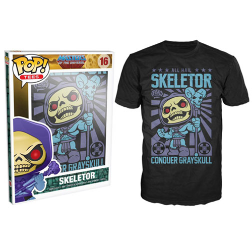 Masters of the Universe Skeletor Black Pop! T-Shirt
